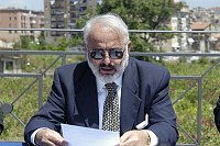 Cerimonia di consegna dei lavori per il nuovo plazzetto dello sport <br>Campobasso 19 maggio 2003 