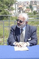 Cerimonia di consegna dei lavori per il nuovo plazzetto dello sport <br>Campobasso 19 maggio 2003 