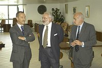 Cerimonia di consegna dei lavori per il nuovo plazzetto dello sport <br>Campobasso 19 maggio 2003 