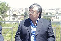 Cerimonia di consegna dei lavori per il nuovo plazzetto dello sport <br>Campobasso 19 maggio 2003 