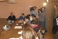 Conferenza stampa di presentazione delle scelte strategiche per l'offerta formativa - Universit� del Molise - Giunta Regionale del Molise - Campobasso 26 gennaio 2004