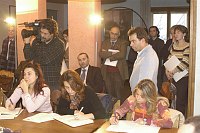 Conferenza stampa di presentazione delle scelte strategiche per l'offerta formativa - Universit� del Molise - Giunta Regionale del Molise - Campobasso 26 gennaio 2004