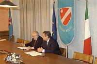 Conferenza stampa di presentazione delle scelte strategiche per l'offerta formativa - Universit� del Molise - Giunta Regionale del Molise - Campobasso 26 gennaio 2004