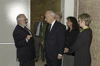 Visita presso il nostro Ateneo, alla presenza del Magnifico Rettore Prof. Giovanni Cannata, delegazione Universit� della Polonia e degli Stati Uniti  -  17/18 novembre 2003 <br>
