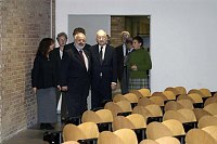 Visita presso il nostro Ateneo, alla presenza del Magnifico Rettore Prof. Giovanni Cannata, delegazione Universit� della Polonia e degli Stati Uniti  -  17/18 novembre 2003 <br>