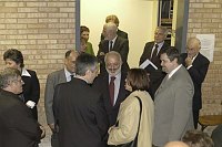 Visita presso il nostro Ateneo, alla presenza del Magnifico Rettore Prof. Giovanni Cannata, delegazione Universit� della Polonia e degli Stati Uniti  -  17/18 novembre 2003 <br>