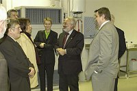 Visita presso il nostro Ateneo, alla presenza del Magnifico Rettore Prof. Giovanni Cannata, delegazione Universit� della Polonia e degli Stati Uniti  -  17/18 novembre 2003 <br>