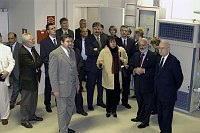 Visita presso il nostro Ateneo, alla presenza del Magnifico Rettore Prof. Giovanni Cannata, delegazione Universit� della Polonia e degli Stati Uniti  -  17/18 novembre 2003 <br>