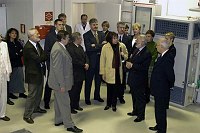 Visita presso il nostro Ateneo, alla presenza del Magnifico Rettore Prof. Giovanni Cannata, delegazione Universit� della Polonia e degli Stati Uniti  -  17/18 novembre 2003 <br>