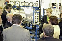 Visita presso il nostro Ateneo, alla presenza del Magnifico Rettore Prof. Giovanni Cannata, delegazione Universit� della Polonia e degli Stati Uniti  -  17/18 novembre 2003 <br>