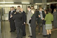 Visita presso il nostro Ateneo, alla presenza del Magnifico Rettore Prof. Giovanni Cannata, delegazione Universit� della Polonia e degli Stati Uniti  -  17/18 novembre 2003 <br>