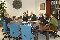 Visita presso il nostro Ateneo, alla presenza del Magnifico Rettore Prof. Giovanni Cannata, delegazione Universit� della Polonia e degli Stati Uniti  -  17/18 novembre 2003 <br>