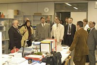 Visita presso il nostro Ateneo, alla presenza del Magnifico Rettore Prof. Giovanni Cannata, delegazione Universit� della Polonia e degli Stati Uniti  -  17/18 novembre 2003 <br>