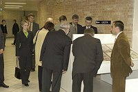 Visita presso il nostro Ateneo, alla presenza del Magnifico Rettore Prof. Giovanni Cannata, delegazione Universit� della Polonia e degli Stati Uniti  -  17/18 novembre 2003 <br>