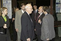 Visita presso il nostro Ateneo, alla presenza del Magnifico Rettore Prof. Giovanni Cannata, delegazione Universit� della Polonia e degli Stati Uniti  -  17/18 novembre 2003 <br>
