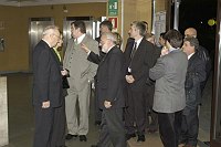 Visita presso il nostro Ateneo, alla presenza del Magnifico Rettore Prof. Giovanni Cannata, delegazione Universit� della Polonia e degli Stati Uniti  -  17/18 novembre 2003 <br>