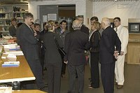 Visita presso il nostro Ateneo, alla presenza del Magnifico Rettore Prof. Giovanni Cannata, delegazione Universit� della Polonia e degli Stati Uniti  -  17/18 novembre 2003 <br>