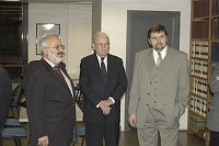Visita presso il nostro Ateneo, alla presenza del Magnifico Rettore Prof. Giovanni Cannata, delegazione Universit� della Polonia e degli Stati Uniti  -  17/18 novembre 2003 <br>