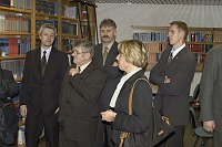 Visita presso il nostro Ateneo, alla presenza del Magnifico Rettore Prof. Giovanni Cannata, delegazione Universit� della Polonia e degli Stati Uniti  -  17/18 novembre 2003 <br>
