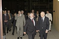Visita presso il nostro Ateneo, alla presenza del Magnifico Rettore Prof. Giovanni Cannata, delegazione Universit� della Polonia e degli Stati Uniti  -  17/18 novembre 2003 <br>
