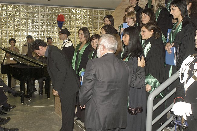 Inaugurazione della Biblioteca dell'Universit�