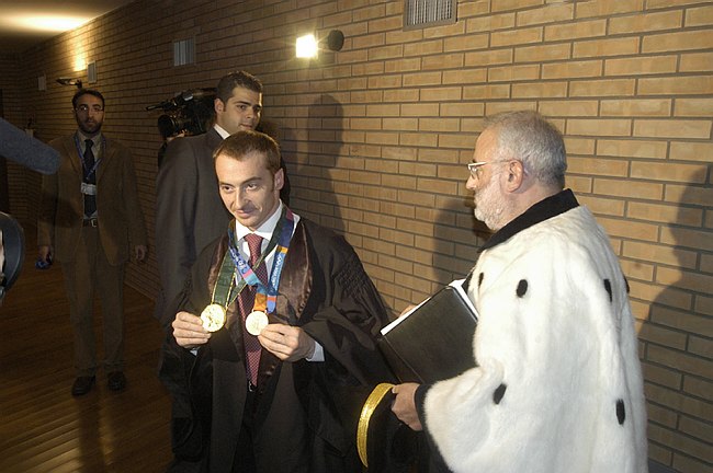 Conferimento Laurea ad Honorem a Jury Chechi