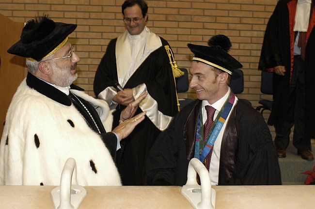 Conferimento Laurea ad Honorem a Jury Chechi