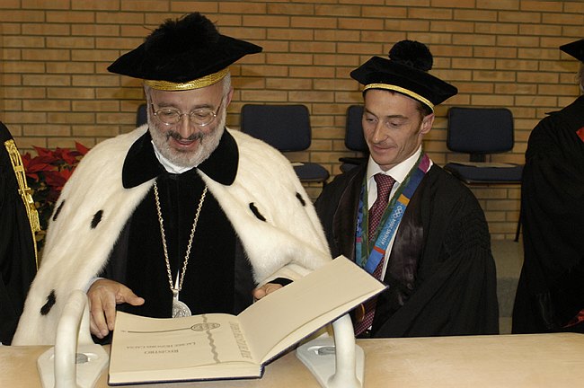 Conferimento Laurea ad Honorem a Jury Chechi