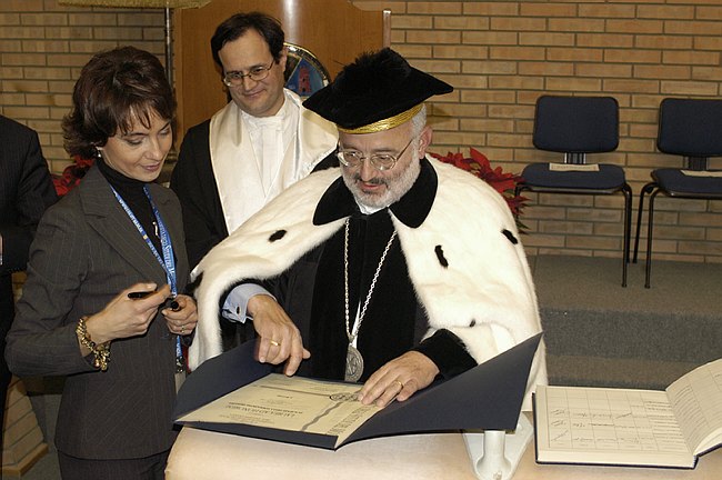 Conferimento Laurea ad Honorem a Jury Chechi