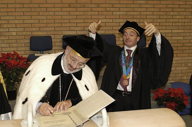 Conferimento Laurea ad Honorem a Jury Chechi