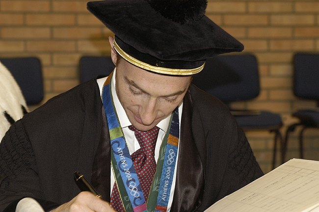 Conferimento Laurea ad Honorem a Jury Chechi