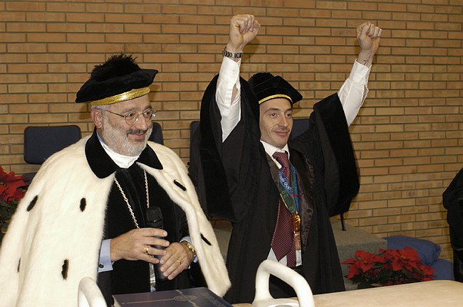 Conferimento Laurea ad Honorem a Jury Chechi