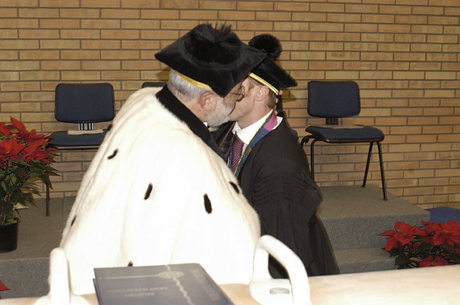 Conferimento Laurea ad Honorem a Jury Chechi