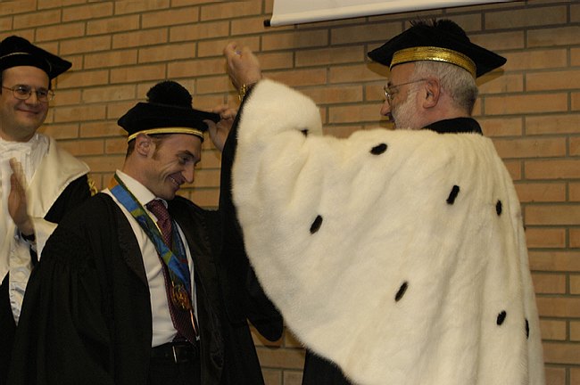 Conferimento Laurea ad Honorem a Jury Chechi