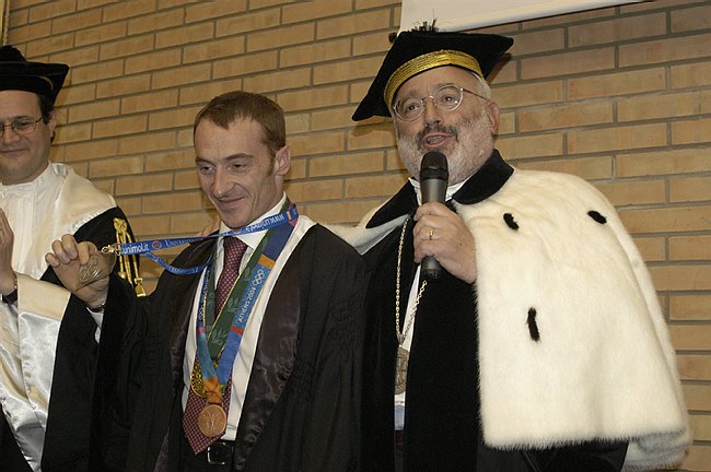 Conferimento Laurea ad Honorem a Jury Chechi