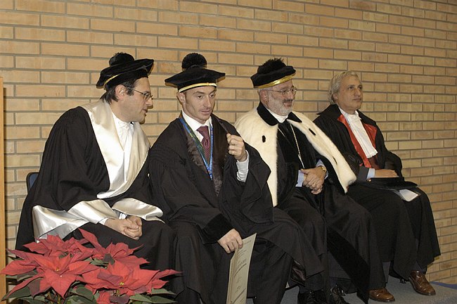 Conferimento Laurea ad Honorem a Jury Chechi