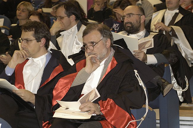 Conferimento Laurea ad Honorem a Jury Chechi
