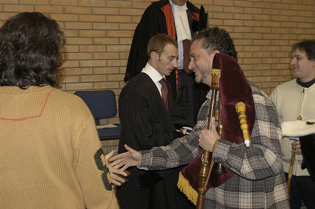 Conferimento Laurea ad Honorem a Jury Chechi