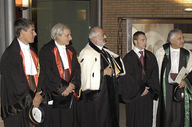 Conferimento Laurea ad Honorem a Jury Chechi