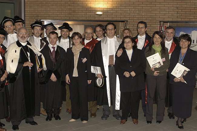 Conferimento Laurea ad Honorem a Jury Chechi