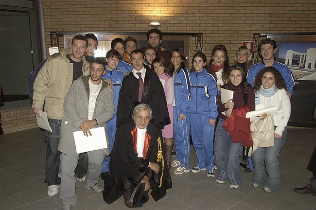 Conferimento Laurea ad Honorem a Jury Chechi
