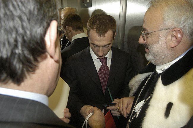 Conferimento Laurea ad Honorem a Jury Chechi