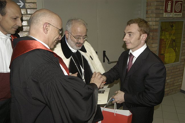 Conferimento Laurea ad Honorem a Jury Chechi