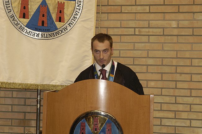 Conferimento Laurea ad Honorem a Jury Chechi