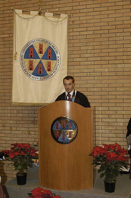 Conferimento Laurea ad Honorem a Jury Chechi