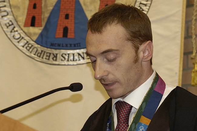 Conferimento Laurea ad Honorem a Jury Chechi