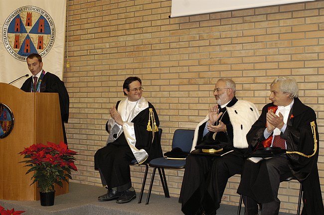 Conferimento Laurea ad Honorem a Jury Chechi