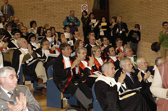 Conferimento Laurea ad Honorem a Jury Chechi