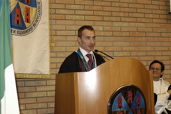 Conferimento Laurea ad Honorem a Jury Chechi