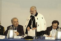 Prima Giornata del Laureato <br>Centro &quotG.A.Colozza&quot  Relatore Prof. Dario ANTISERI<br>Direttore del Cento di Metodologia delle Scienze Sociali, Luiss<br><br>Karl Popper: nel centenario della nascita